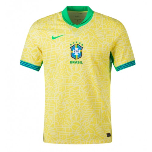 Brasilien Hemmatröja Copa America 2024 Kortärmad